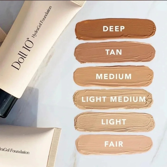 DOLL 10 HYDRAGEL FOUNDATION MEDIUM/FULL COVERAGE FOUNDATION BRAND NEW NEVER USED - Picture 3 of 10